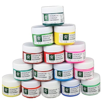 Factory gouache paint 30 colours kit,bulk gouache paints refills for paper canvas