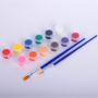 2ml*12 colors Acrylic paint set with 2 brushes