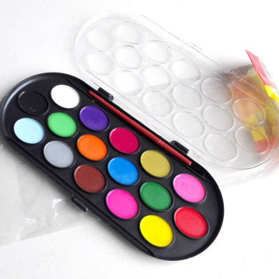 2021 New product watercolor paint Artist Painting Pan Easy to Carry goat hair watercolor paint brush