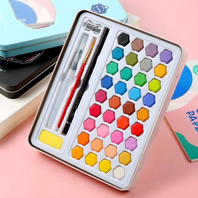 36 color complete acrylic paint set with acrylic paint set for beginners
