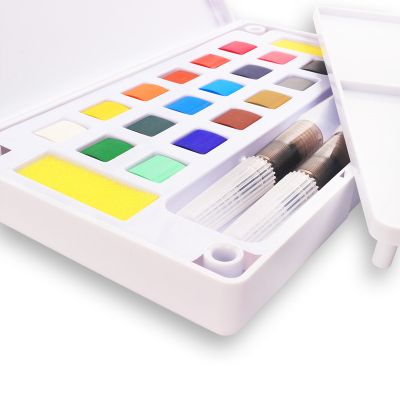 2021 New product 12/18/24/36 Solid watercolor paint for children's acrylic paint set for kids paint