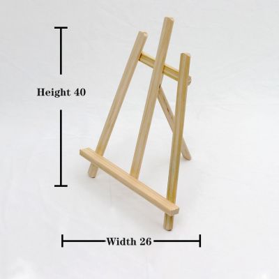 2021 High quality customize decoration display mini wood table paint easels