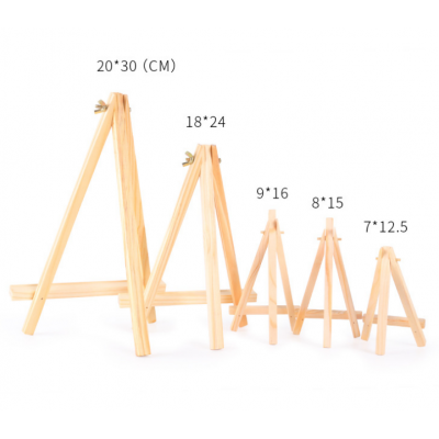 New product Wholesale Painting Artwork Display Wooden Easel Stand Tabletop Mini Easel