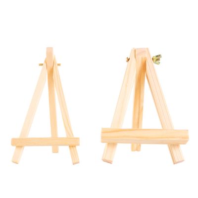 2021 High quality customize decoration display easel mini wood table paint easels for kids mini easel