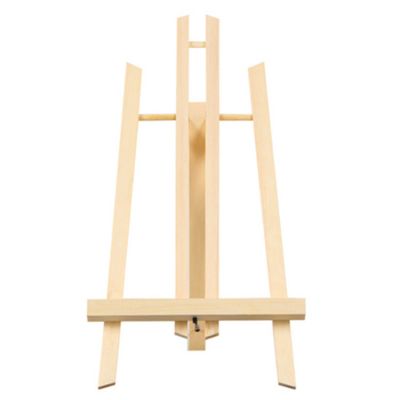 2021 Popular Kids Yellow Pine Wood Paint Tripod Paint Stand Tripod Artist Folding Painting Easel Tripod Display Standds