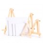 Wholesale wooden mini kid easels stand decoration display mini wood table paint easels light weight