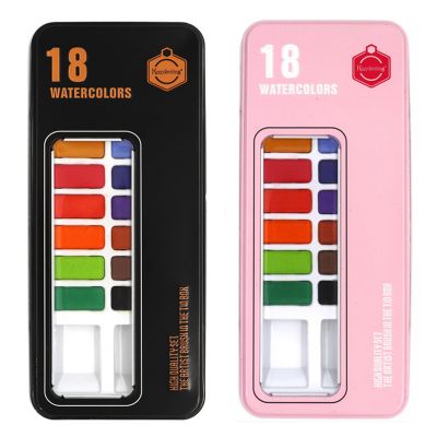 2021 watercolor paint set 18 paint colors