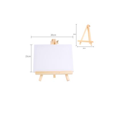 2021 High Quality Art Painting Stand Easel Artist Painting Set Small Mini Canvas Boards Set