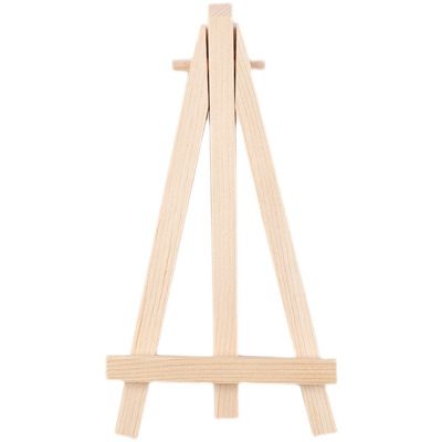 Custom Mini Desk Easel Foldable Wood Color Art Easel Decorative Display Stand Tripod Easel