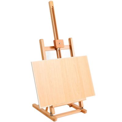 Sturdy wood Adjustable Artwork Painting Drawing H-Frame Wood Easel