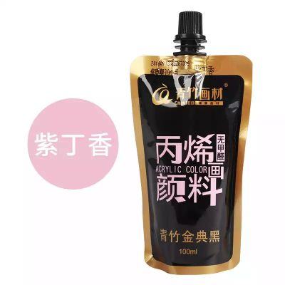Amazon Hot Selling 100ML Non-Toxic Waterproof Permanent DIY Art Acrylic Paint Set for Beginner
