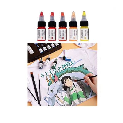 10ml 12/18Colors DIY Textile Shoes Graffiti Hand Drawing Acrylic Paint Sets for Beginner