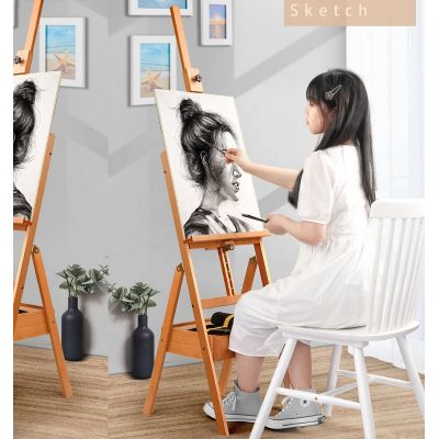 Adjustable Artwork Painting Drawing Wood Easel
