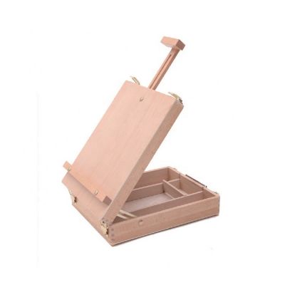 Master Studio Watercolor Acrylic Wood Table Top Easel Artist Box