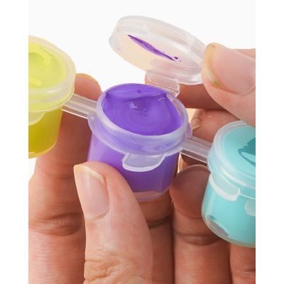 High Coverage Mini Strip Pot Acrylic Paints Bright Color 6 Pot 5 ML Acrylic Paint Strip