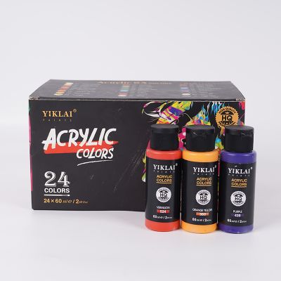 24 Color 60 ml Customized Artist Acrylic Paint Buy Thick Heavy Body Premium Acrylic Paint