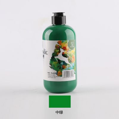 Black Flap Head Bottle Paints Support To Mix As Acrylic Colour Set 500 ML Acrylic Paint