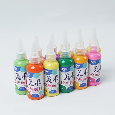 Double Lids Protect 60 ML Student Grade Acrylic Paint 2 OZ Kids Acrylic Paint Set