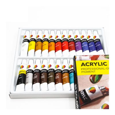 Wholesale 24 colors Children Drawing Art Pigment Washable Finger Paint Set