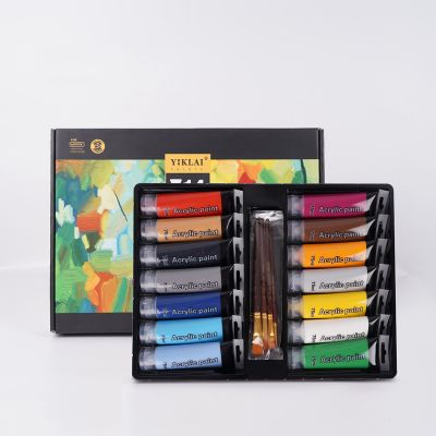 Private Logo Printed Jumbo Art Coloring Set OEM Acrylic Paint Personalised Art Sets