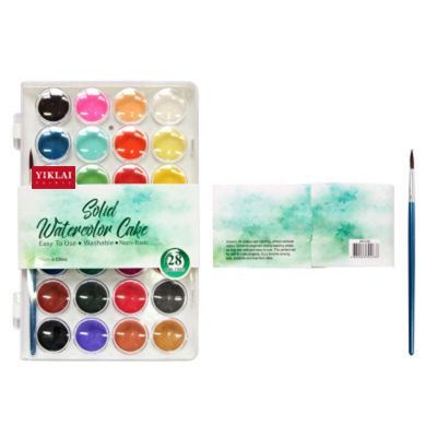 factory direct sales 28 colors 283g. Solid watercolor paint