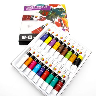 Factory Wholesale 18color 12ml Watercolor Paint Set