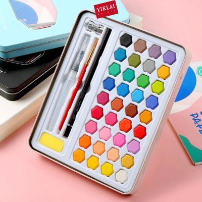 36 colors 480g solid watercolor paint set